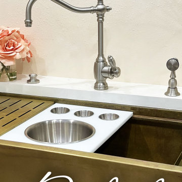 Waterstone Faucets with Rachiele Custom Sinks
