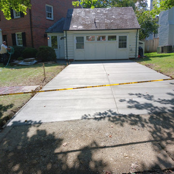 New Concrete Driveway