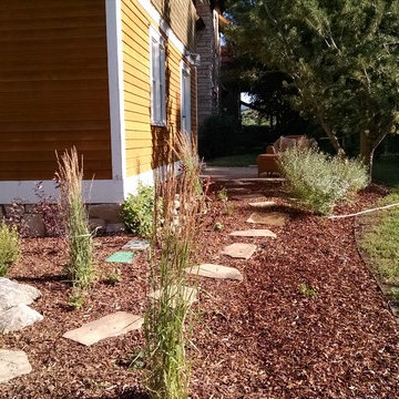 Major redo of a landscape for a quaint home in Steamboat