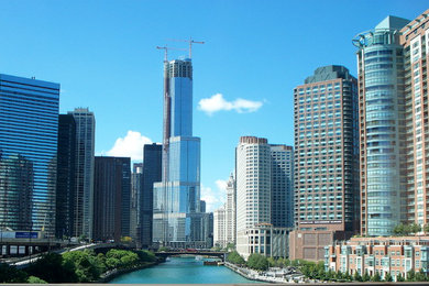 Chicago Trump Tower Under Construction