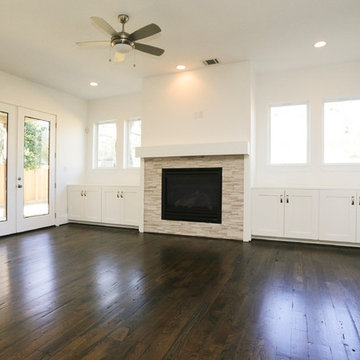 Oak Forest New Custom Home-Cheshire- living room
