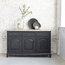 London Mahogany and Teak Wood 3-Door Sideboard, 3 Drawers
