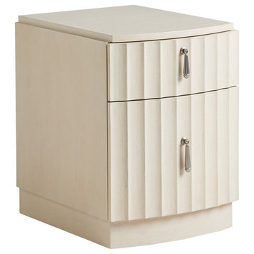 Sligh Cascades Wood Ramsey Mobile Single File Chest in White