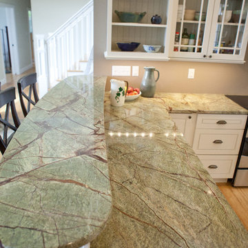 Kraftmaid Kitchen - Mixed Color Countertop