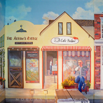 Quaint Town Wall Mural