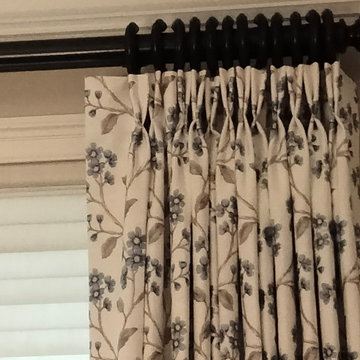Beautiful embroidery draperies