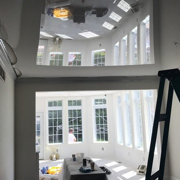 White Stretch Ceiling for Private House dining room in Hockessin, DE