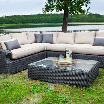 Toja Patio Furniture - Azores Sectional Set - At The Lake