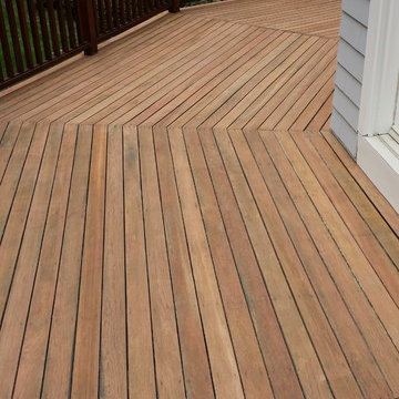 deck staining / natural