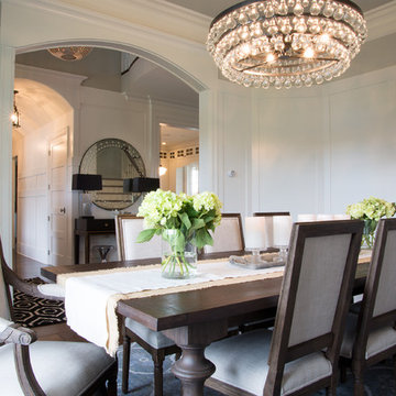 Classic Meets Eclectic in Grand Craftsman-Inspired Home By Blue Garnet Design/ T