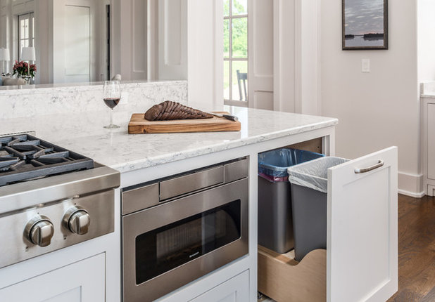 Transitional Kitchen by Noble Architects, LLC