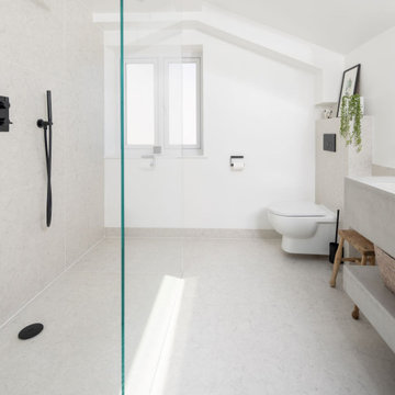 SILESTONE Exelis Bathroom in Pearl Jasmine - Harrogate