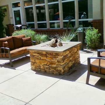 Outdoor Custom Fireplaces