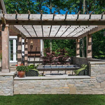 Lake Forest, IL Hot Tub with Pergola