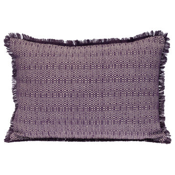 Parkland Collection Transitional Stripes Purple 14" x 20" Pillow