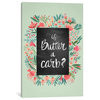 "Is Butter a Carb?" Print by Cat Coquillette, 40"x26"x1.5", 1-Piece