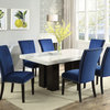 Camila Blue Velvet Dining Chair, Set of 2