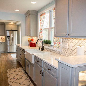 Ft Mitchell Gray Transitional Kitchen Remodel