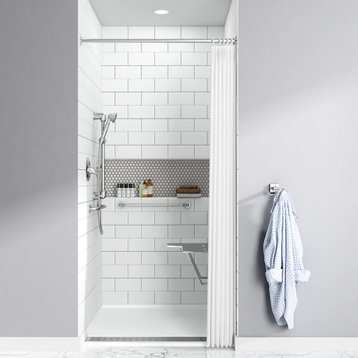 American Standard 3838AM-FCOL Townsend 38" x 38" Square Shower - Soft White