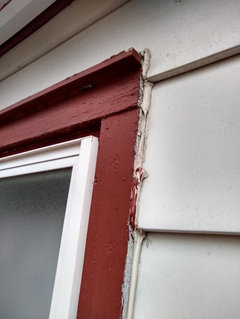Window protrudes past exterior trim, what to do? | Houzz Forum