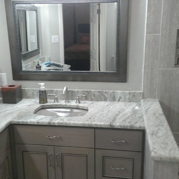 MASTER BATHROOM - Complete remodel 12" x 24" Vertical Tile