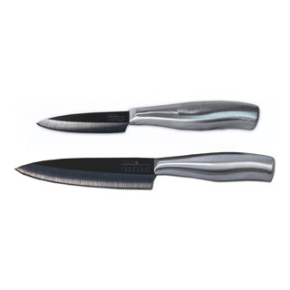 Paring Knife with Sheath Set of 3 Pieces Black Kitchen Knives 3.5 inch Cut  Through So Easy - Yahoo Shopping