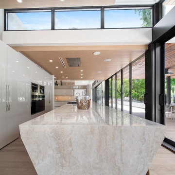 Wow Wall and Floor For This Kitchen Renovation in Los Angeles CA