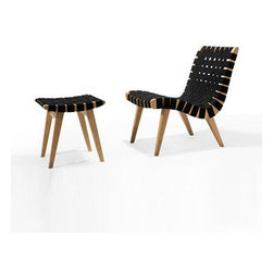 Strapping Chair and Ottoman - Armchairs And Accent Chairs