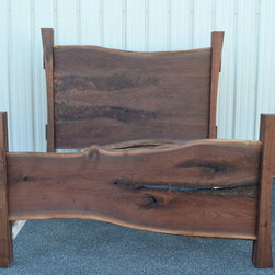 Live Edge King Sized Bed (Extra Large) - Bed Frames