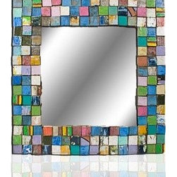 Medium Mosaic Mirror - Wall Mirrors