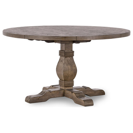 Quincy Reclaimed Pine Round Dining Table by Kosas Home