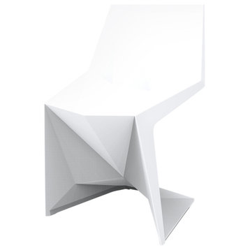 Voxel Chair, Set of 4, Basic/Injection, White