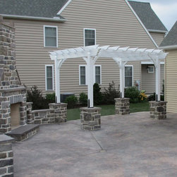 Vinyl Patio Pergola - Pergolas