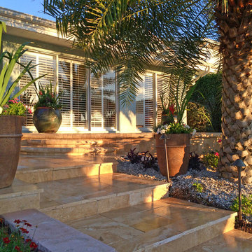 Backyard transformation with multiple levels