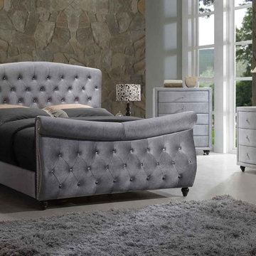 Contemporary Upholstered Beds