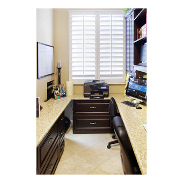 Laundry Room to Home Office Conversion