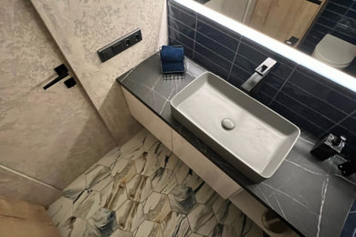 Идея дизайна: туалет в стиле лофт