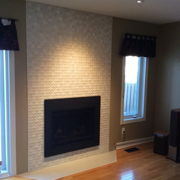 3D natural gas fireplace