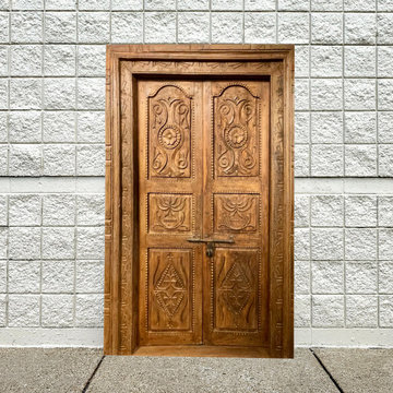 Holistic carved rustic furniture and doors
