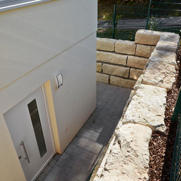 Neugestaltung der Außenanlage eines Fertighauses