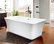 Empava 59" Modern Freestanding White Acrylic Bathtub