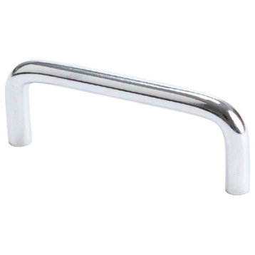 Polished Chrome Cabinet Drawer Pull Berenson Zurich 6143-226-P
