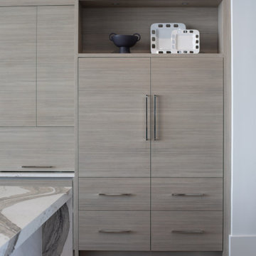 Milano - Fantasia + Bianco Lucido - Kitchen New Construction