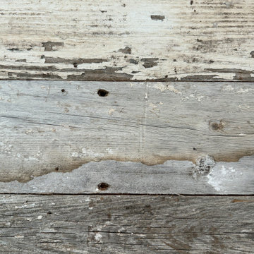 Faded White Reclaimed Barnsiding