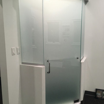 Privacy Glass for Shower Enclosures - Private