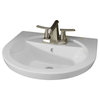 American Standard 0403.004 Tropic 21" Drop In Porcelain Bathroom - White
