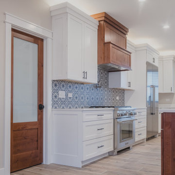Traditional Knotty Alder Kitchen Design
