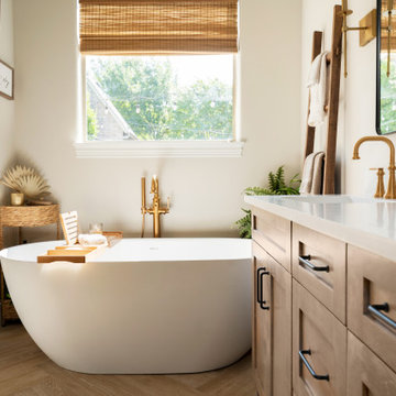 White Oak Master Bathroom