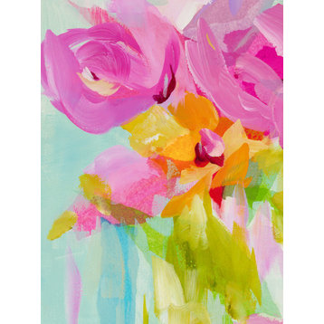 "Spring Rain 2" Stretched Canvas Wall Art by Susan Pepe, 14"x18"