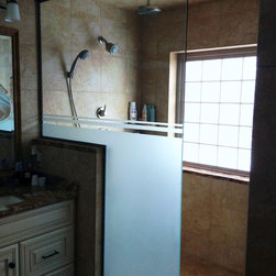 Frameless Splash Panels - Shower Doors